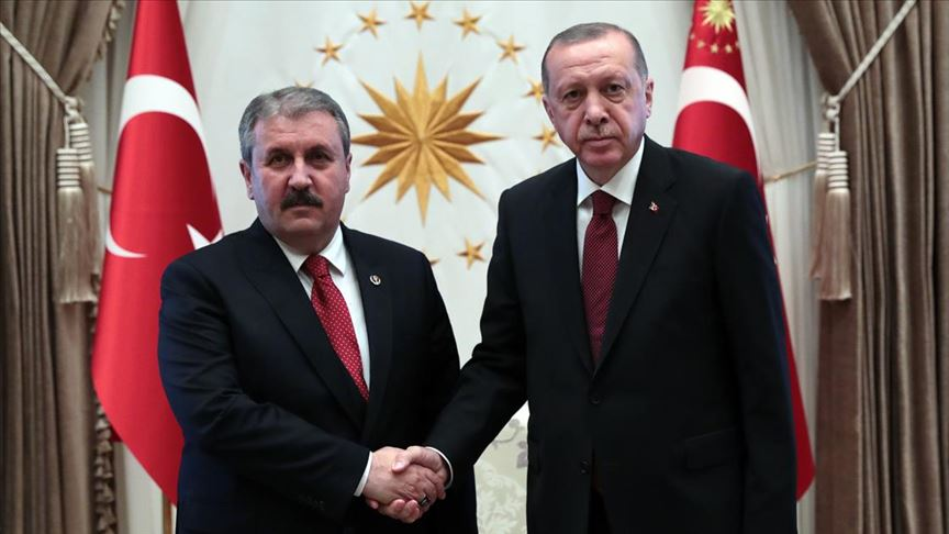 Pardonhaber's tweet photo. BBP Genel Başkanı Mustafa Destici, seçimlerde Cumhurbaşkanı Erdoğan'ı destekleyeceklerini açıkladı. https://t.co/bmGNFZlXSx