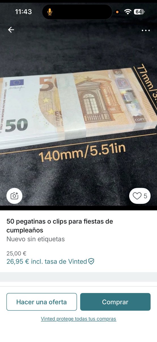 RastreaPromos's tweet photo. Ayer denuncié públicamente que en @vinted permiten vender billetes falsos, y sorpresa! Despues de meses, y todas mis valoraciones de 5 🌟, me han bloqueado la cuenta! 
No me dejan recurrir, lo intenté, pero todo el rato un mensaje automatizado sin explicaciones de verdad! Ni dejar justificarme o algo! 
Vaya mafia mala que sois, ahora solo queda confiar en la OCU y en la oficina del consumidor!