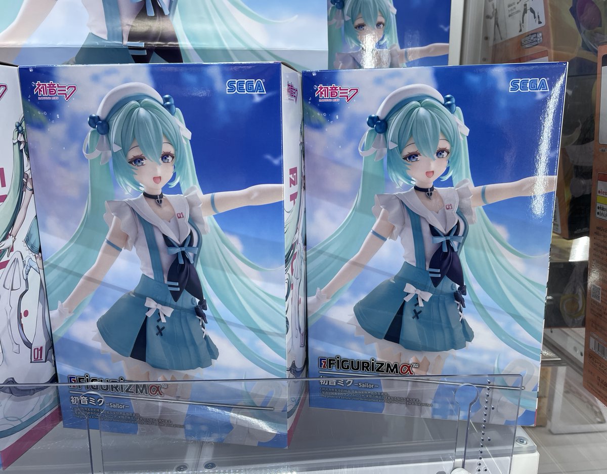 GiGO_kashima's tweet photo. 【プライズ情報】

『#初音ミク シリーズ　ＦＩＧＵＲＩＺＭＡ　初音ミク－Ｓａｉｌｏｒ－』

入荷いたしました！

#GiGOショッピングセンターチェリオ鹿嶋 https://t.co/Nds3efn3ab