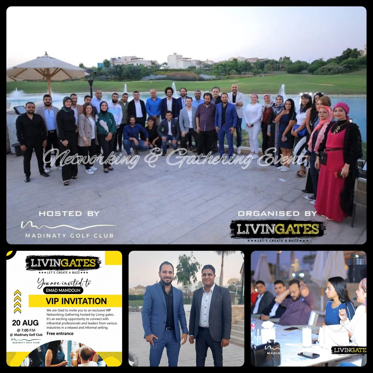 meteab_emad's tweet photo. بجد كان من افضل Event حضرتها واتشرفت انى اكون من ضمن مجموعة رجال الاعمال والمديرين  ، الحدث الاهم على الاطلاق بتنظيم من livin gates madinty بنادى جولف مدينتى https://t.co/wXwIIhBRJ2