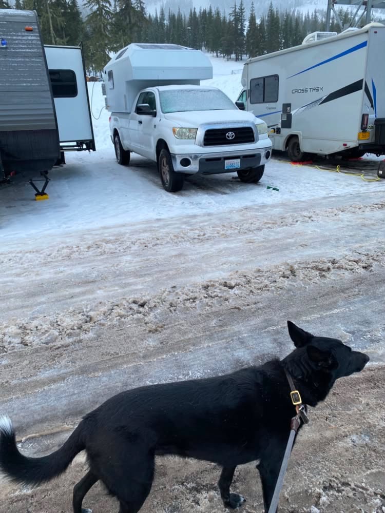 MauricioBao8's tweet photo. A solid Aterratopper build on a 2007 Tundra 4x4: a mobile playroom, naproom, changing station and camper ready for powder days and dirt trails. Featuring solar, lithium power, a fridge, heater and custom dinette. https://t.co/pMzVJk97jq