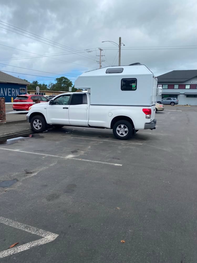 MauricioBao8's tweet photo. A solid Aterratopper build on a 2007 Tundra 4x4: a mobile playroom, naproom, changing station and camper ready for powder days and dirt trails. Featuring solar, lithium power, a fridge, heater and custom dinette. https://t.co/pMzVJk97jq