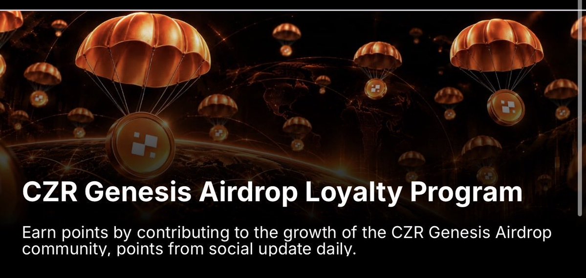 naruto27920's tweet photo. Watching the CZR Genesis Airdrop get closer  The community program is turning simple social activity into points, while the October 1 token launch approaches. Curious to see how this ecosystem develops from here.
@czrexchange
#czrtoken #czrAirdrop https://t.co/lzE3qqAOit