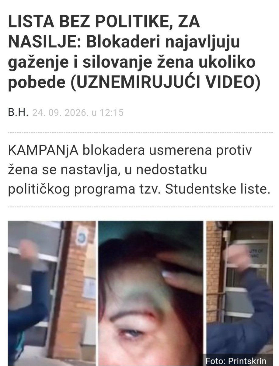 MarijaPerihi's tweet photo. Nece blokaderi nikada pobediti, a i svakako ih se ne plašim, za takve bitange mogu da glasaju samo mentalno oboleli ljudi. https://t.co/ZlUi7au9Vb