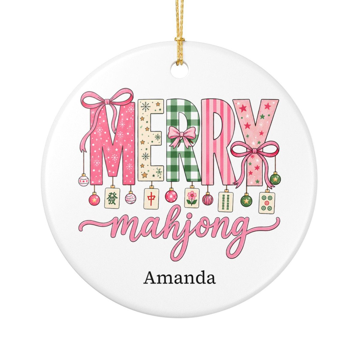 ValenciaLajg's tweet photo. Celebrate the season with a Personalized Mahjong Christmas Ornament. Add vibrant color and festive charm to your tree, or surprise your Mahjong club with a thoughtful keepsake. Perfect for gifting your Mahjong squad or treating yourself. https://t.co/T5up0lxrI1
