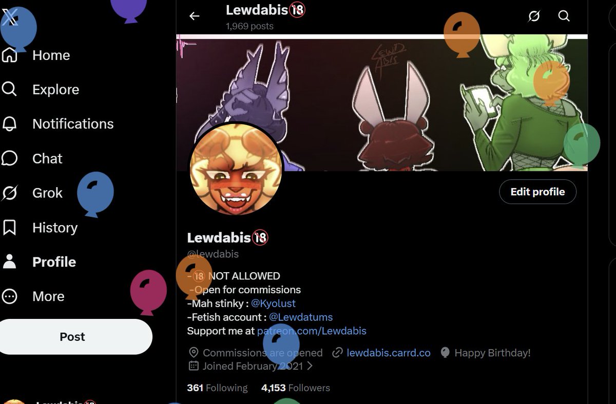 lewdabis's tweet photo. Balloonsssssssss https://t.co/MnMgUVuFFa