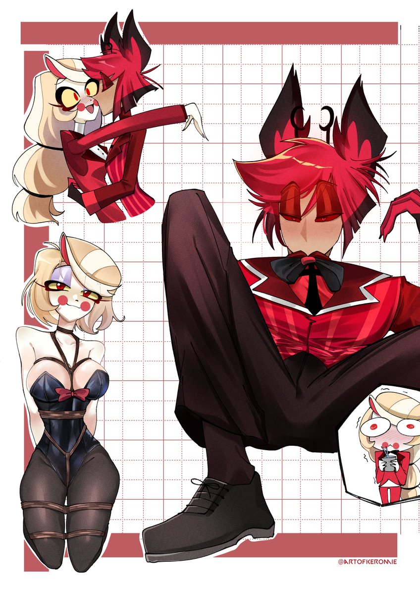 ArtOfKeromie's tweet photo. Random 
#charlastor #radiobelle #aracha #hazbinhotelfanart https://t.co/chI61WEGZg