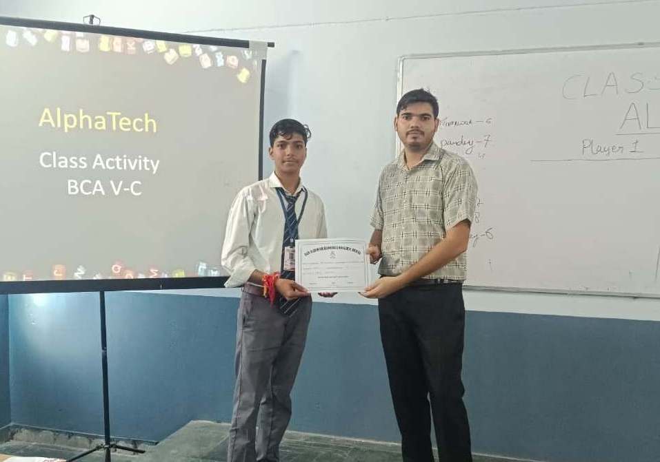 RATM_Mathura's tweet photo. The Department of BCA organized “AlphaTech”, an engaging activity where participants were given a random letter and 60 seconds to write as many technology, coding and IT terms beginning with that letter as possible.
#RATM academic # Best academic
#RATM placement #Best placement https://t.co/x1knsIpI6G