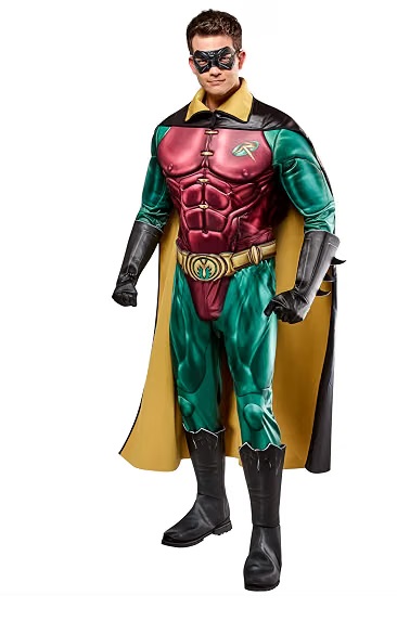 burhantn's tweet photo. Step into Gotham City with the DC Batman Forever Robin Costume for Adults – Men's Large! Perfect for Halloween, cosplay, themed parties, or any Batman fan looking to suit up as the Boy Wonder

https://t.co/hpC5l1ugPi 

#Robin #BatmanForever #DCComics #Cosplay #Halloween #Amazon https://t.co/t28fPX1fxh