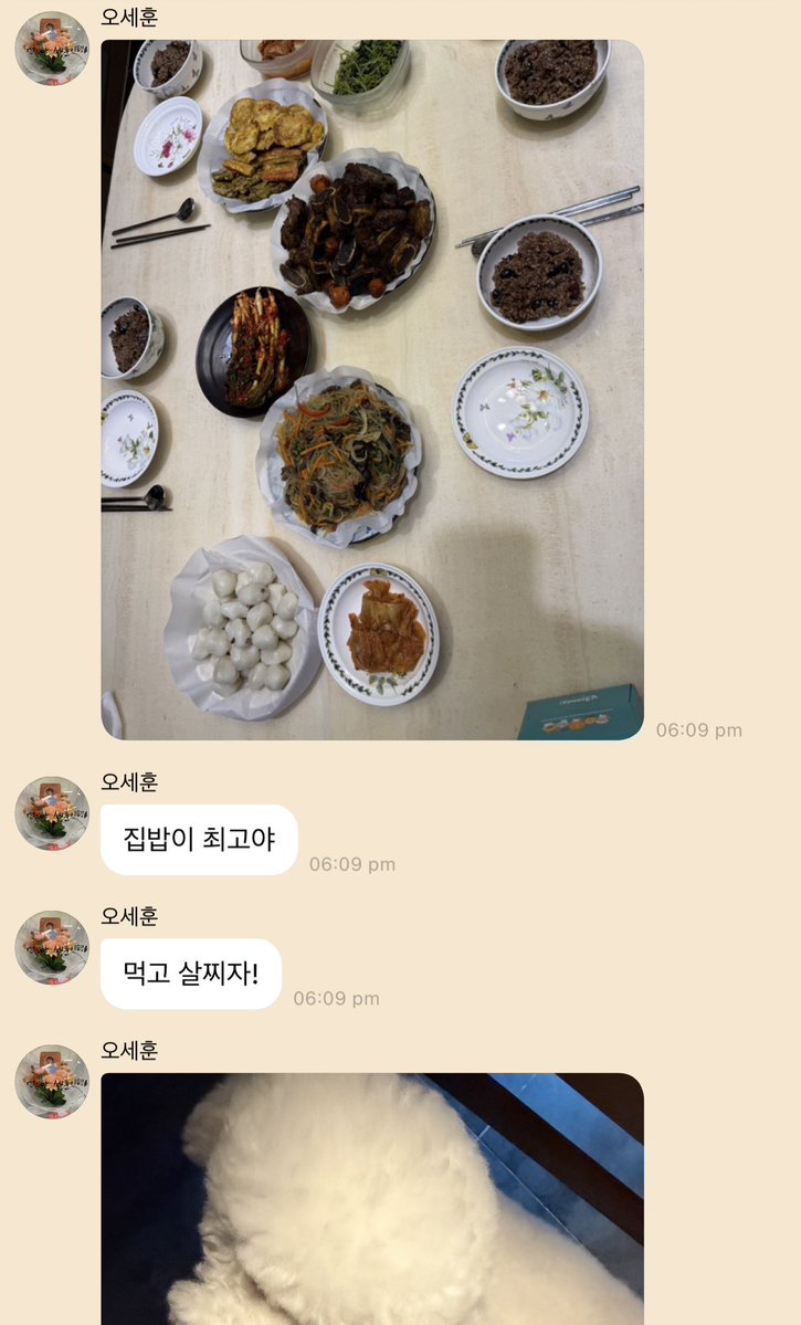 xunhuas's tweet photo. 260925 SEHUN CHUSEOK NEW BBL 🫧💌

“(New photo 📸)”
“A home-cooked meal is the best”
“Let’s eat and gain some weight!”
“(New photo of Vivi 📸)”
“He’s whining for me to give (some) to him (cutely)” https://t.co/TWsj9TuuTY