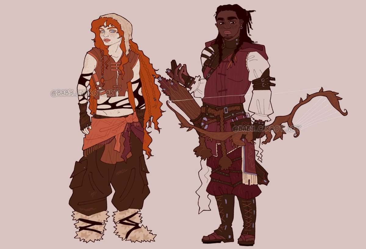 baby_carrot_art's tweet photo. Anyway here are my dnd au designs all together😋 ik Will is taller than Lucas actually but not in my world sorry
#byler #lumax #henderhop #au https://t.co/8YC4Ze54lw