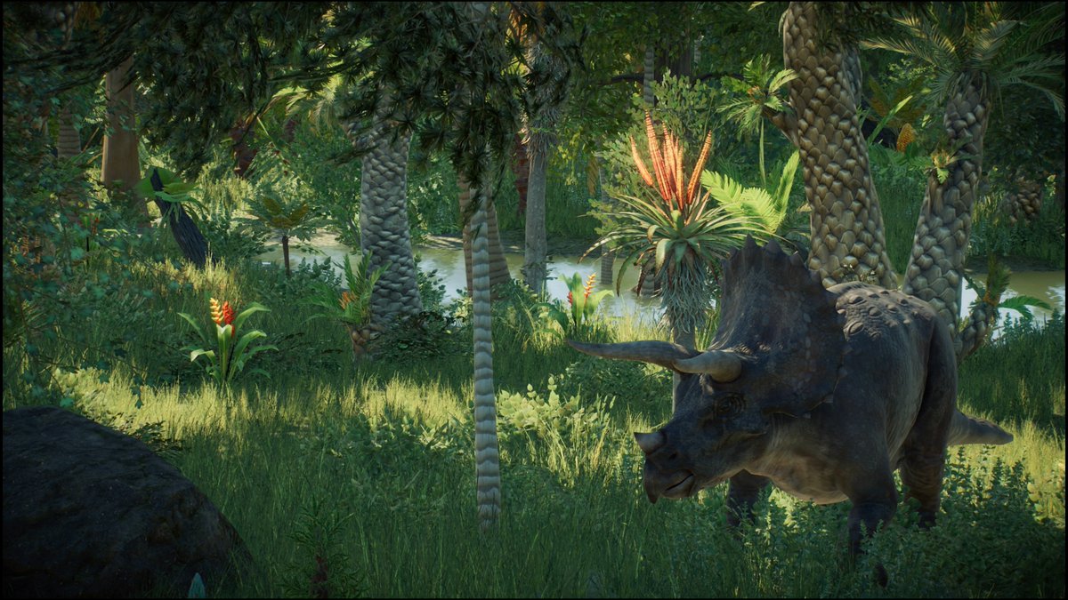 mosucopusu's tweet photo. ジャングルに潜むトリケラトプスが好きすぎて何枚も撮っている気がする。🦕
#JWE2
#ジュラシックワールドエボリューション2
#JurassicWorldEvolution2 https://t.co/mOsjCmQSkQ