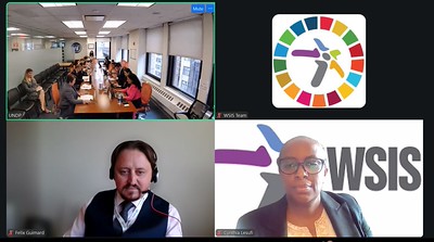 ITU's tweet photo. Digital ambitions are growing, and UN-system wide cooperation is key to delivering real impact on the ground.

At #UNGA, @ITU co-hosted the #UNGIS session with @UNDP &amp; partners to accelerate action forward for inclusive digital development for all. https://t.co/REQRN68Hsw