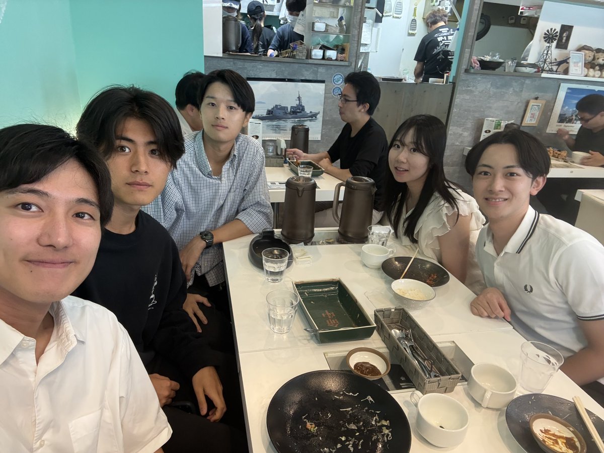 kou_goto_'s tweet photo. 今日のランチ会には
🎓ミスター東大2025グランプリ
🎓KINGのOGの東大修士生
🎓慶應軟式野球部の代表
🎓東大広告研究会の副代表

が来てくれました！ https://t.co/B5igAY4Bf1