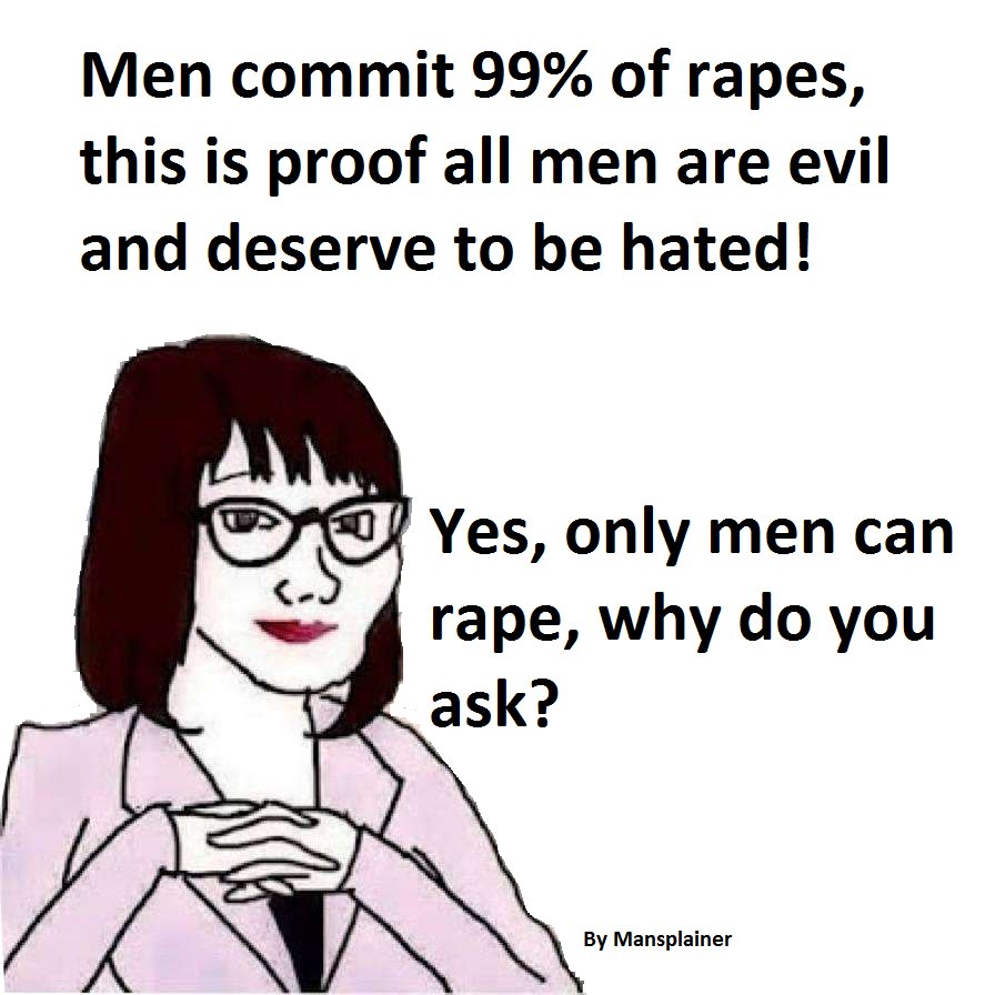 JillBlackpill's tweet photo. "men can't say no"

"WELL MEN CAN MUTILATE THEIR PENSISES SO THEY DON'T RAPE"

Imagine not hating women. If they get raped it's their fault and also the rral rapists https://t.co/LPJBmDPy8A