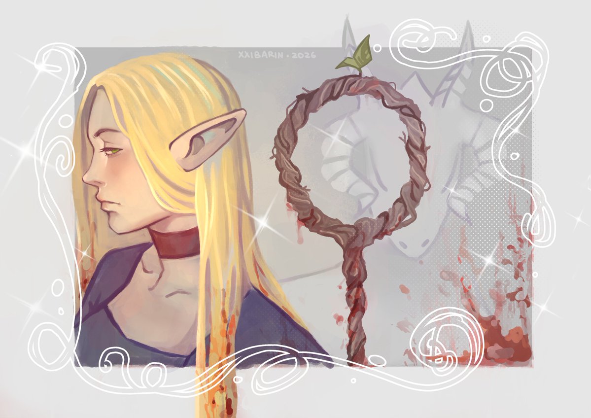 xxibarin's tweet photo. Marcille Donato ❤️‍🩹 #deliciousindungeon 
#ダンジョン飯 https://t.co/tZ0OyiWiVB