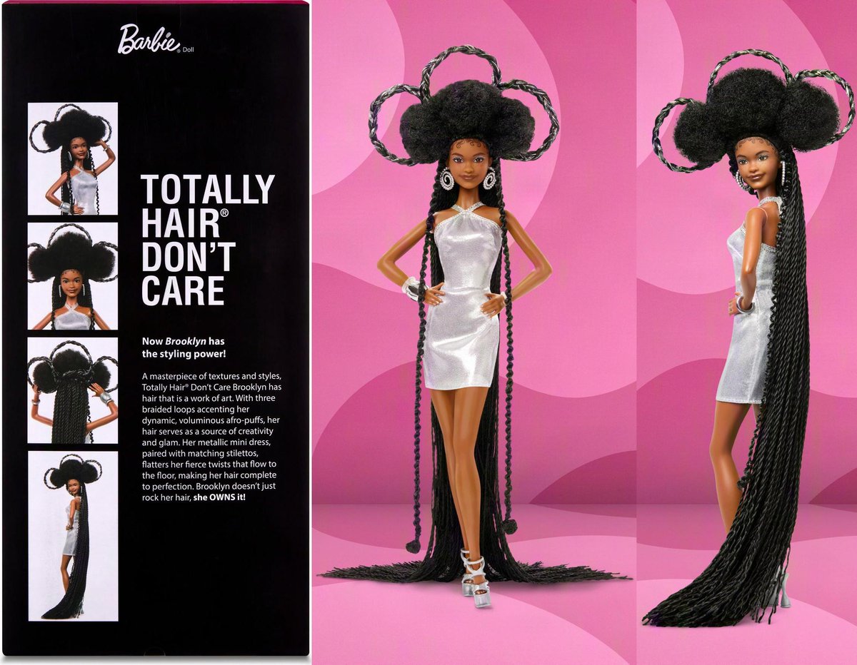Buhtim_tg's tweet photo. Barbie Signature Totally Hair Don’t Care Brooklyn Doll

Price: $50 https://t.co/EC3kvDqCai