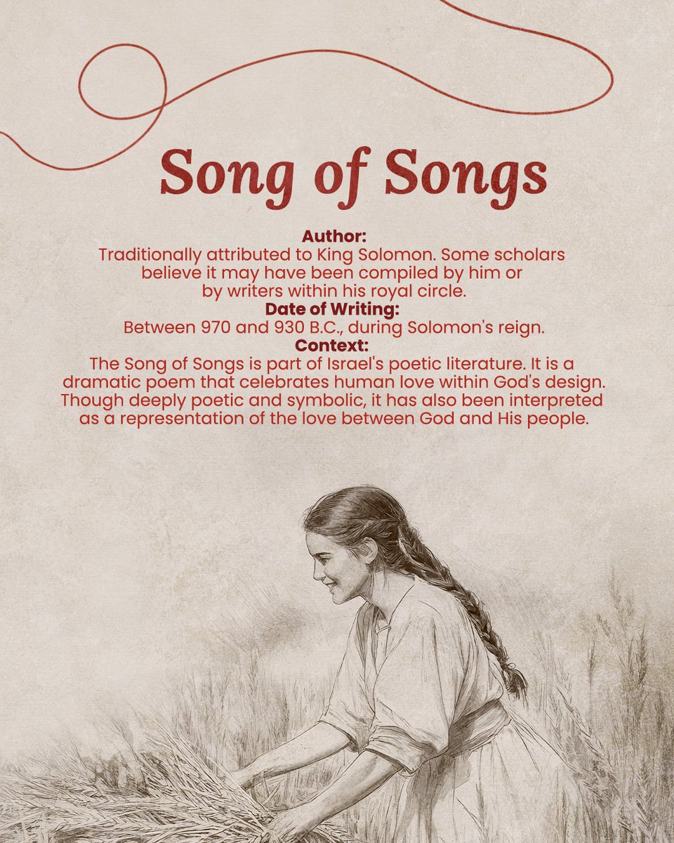 KeishaMasuajp's tweet photo. God created affection, passion, and commitment with an eternal purpose. Type “Song of Songs” for free access to our Poetic Books course and discover God’s heart for love and relationships. https://t.co/xCcBYd4EXE