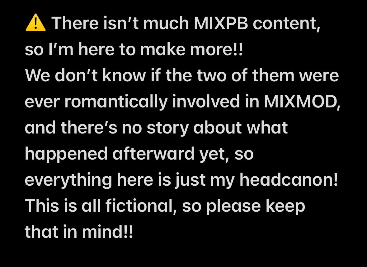 USUK03_fnf's tweet photo. ⚠️MIXPB少ないから生み出していきます！！
MIXMODでは2人が恋人関係だったのか、その後の話もまだないから全部私の妄想！作り物なので、ご注意を！！！！ https://t.co/EPH12HRyYM