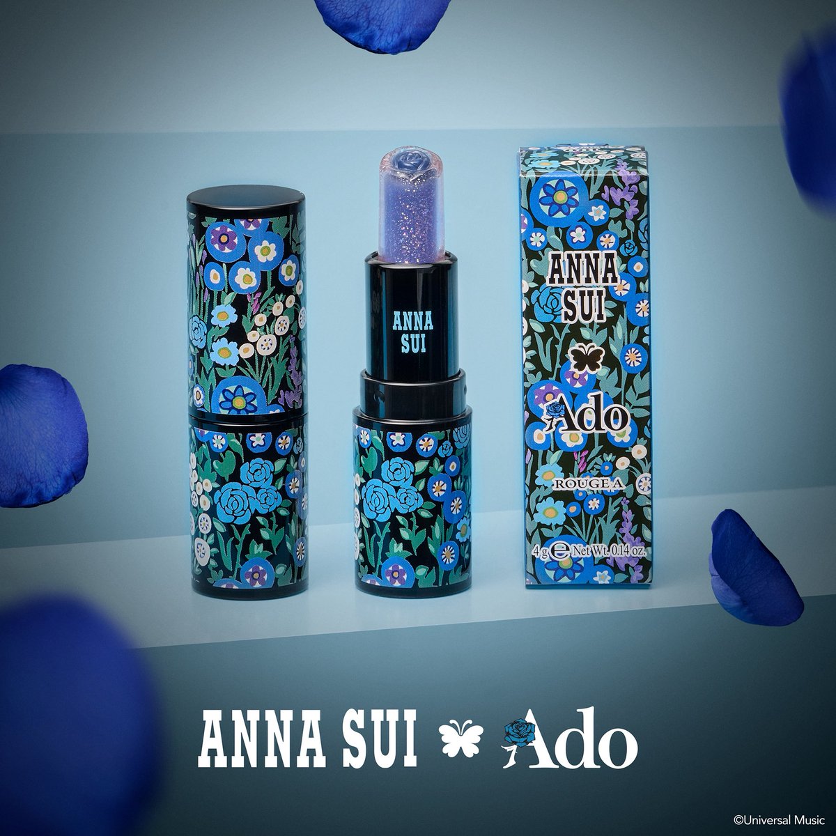 annasuicosme's tweet photo. #ANNASUIxAdo

2026年11月1日(日) DEBUT
※数量限定販売
＿＿＿＿＿＿＿＿＿＿＿＿＿＿
ブルー ローズ ルージュ A
1種　4,180円(税込)

ブルーローズを秘めたティントリップ。
唇の上で解き放て。
＿＿＿＿＿＿＿＿＿＿＿＿＿＿

次回は10月6日(火)18:00に投稿いたします🌹

▼ティザーページはこちら
https://t.co/cBJ29c2EjL

#annasuicosmetics #アナスイコスメティックス
#Ado
