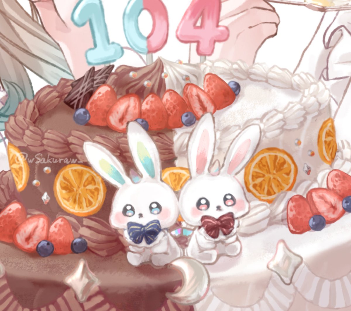 wSakuraw_'s tweet photo. ケーキ描いてほしい！ってお願いされたらその方に合うデザインになるようについこだわってしまう https://t.co/9h1mD0zRdi