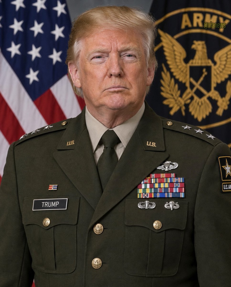 identity27's tweet photo. If Donald Trump weren't President, what Profession would you have suited him?

"A military officer" for me cause he's brave, courageous, intelligent and sharp Man.

America is so blessed to have him! https://t.co/mDG7D8S4NY