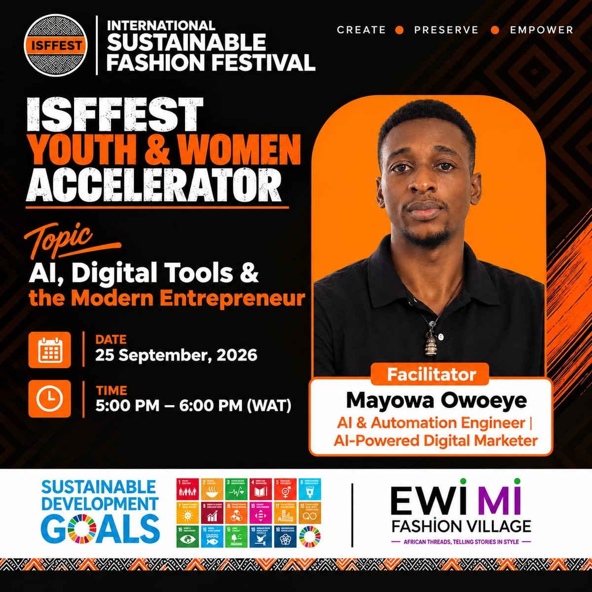 isffest_'s tweet photo. Meet the Facilitator 🎙️

The future of entrepreneurship is being shaped by technology, and understanding how to use AI and digital tools is becoming an essential skill for modern entrepreneurs. https://t.co/IoCnCmxQqn