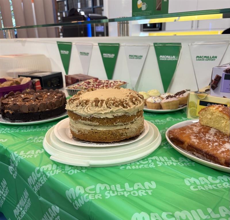 KeystonePF's tweet photo. We're supporting @macmillancancer Coffee Morning by hosting a bake sale in the office today. 💚

The team have really outdone themselves, we're spoilt for choice with plenty of bakes on offer! https://t.co/8K4RznLmQM