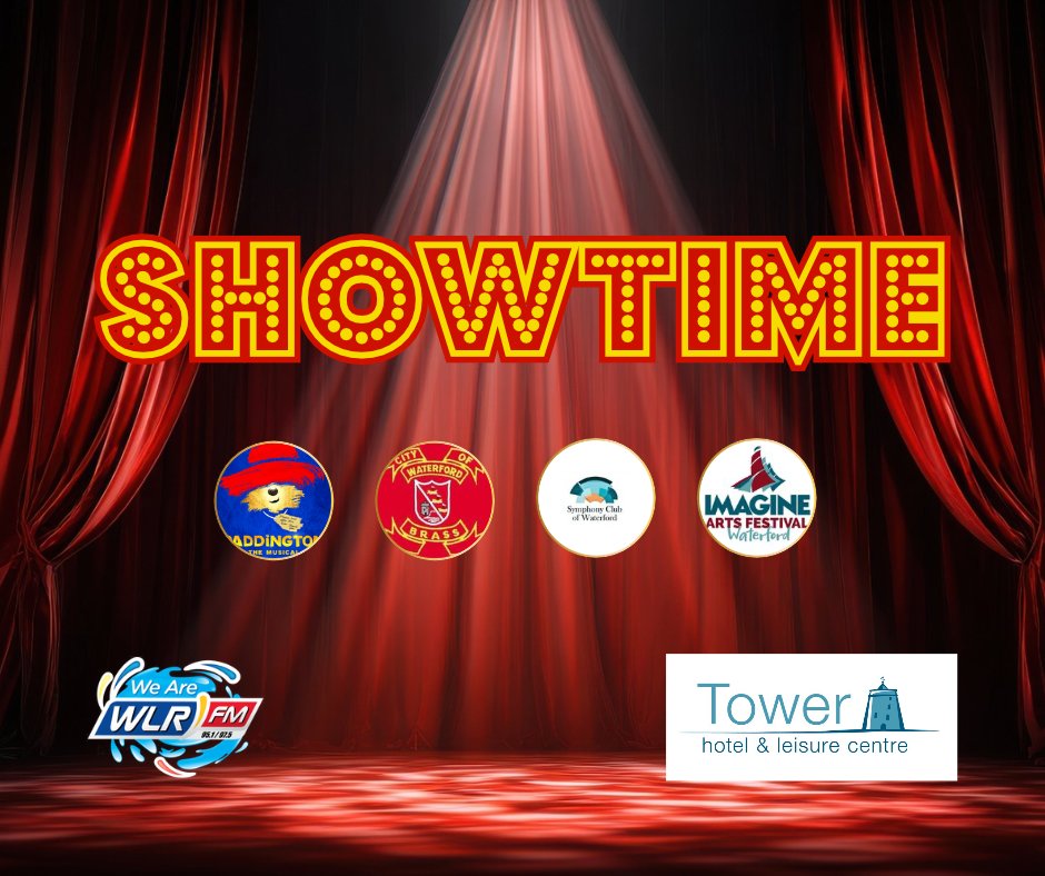 wlrfm's tweet photo. 🎭 Showtime #ListenIn after the 7pm news, thanks to @TowerHotel 

🎺 Julie Quinlan from City of Waterford Brass joins us ahead of a great weekend.
🎻 Win tickets to the Symphony Club of Waterford’s next concert.
🎭 We chat about Imagine Arts Festival with Sinéad Dunphy and Paul Dower.
⭐ Plus plenty from stage and screen!

📻#ListenIn 👉 https://t.co/unl85MC6XG