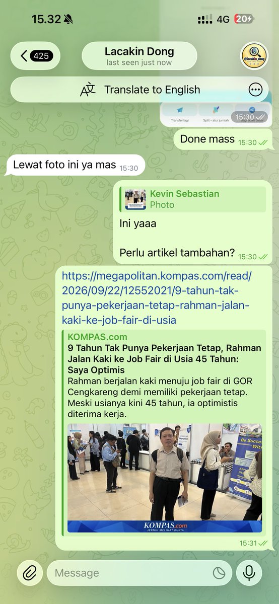 kevinsebast_'s tweet photo. Update bantuin orang, pake jasa ini seems legit lagi di cariin kontak Bapaknya yang kemarin ke job fair udah 9 tahun.  

Semoga ketemu dah, kalo ga ketemu coba running ai agent buat cari seluruh info d internet besok sambil ngopi. 

Doakan ketemu guys 🙏😅 

Siapa tau ada yg kenal Pak Rahman infokan guyss