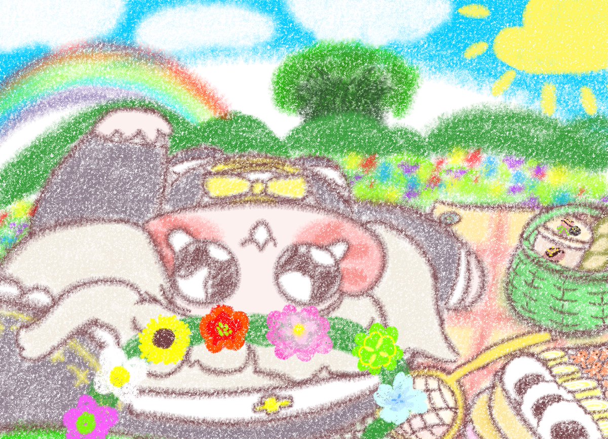 noridaze's tweet photo. #トリッカル 
『一緒でちょあよなピクニック！』 https://t.co/PesWmBw0Nj