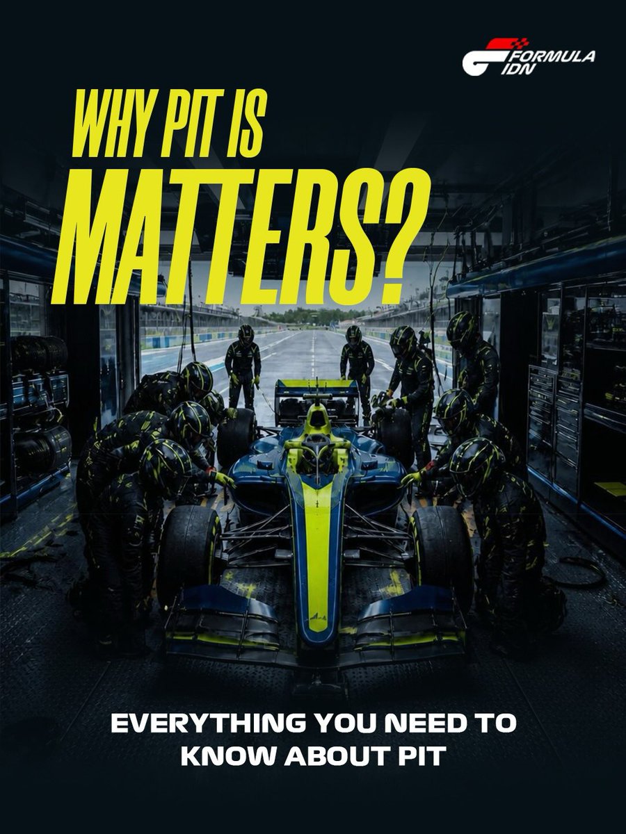 CharisseBream's tweet photo. Formula IDN: Why it matters? Everything you need to know about pit stops. https://t.co/UGyfQ1NBWf