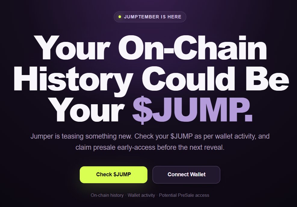 evikawolfETHH's tweet photo. Decentralized routing history now powers the $JUMP whitelist verification engine.

Early-user activity and verified on-chain footprints determine tier eligibility.

👉 https://t.co/s1ocxXsK7u

Confirm whether your wallet meets the current test environment thresholds.

#JUMP #SOL https://t.co/8y290ieEJz