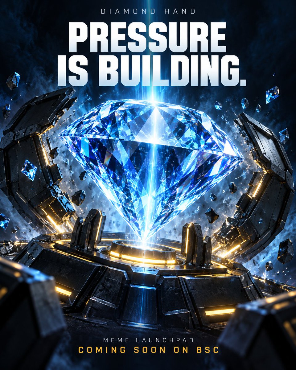 DMNDHAND_HQ's tweet photo. BSC, something's forming under pressure. 💎
Diamond Hand is coming soon.
A meme launchpad designed to reward long-term holders.
The launch crew is assembling.
Meme maker, builder, or diamond hands—which one are you? 👇 https://t.co/uMmkMUEBO7