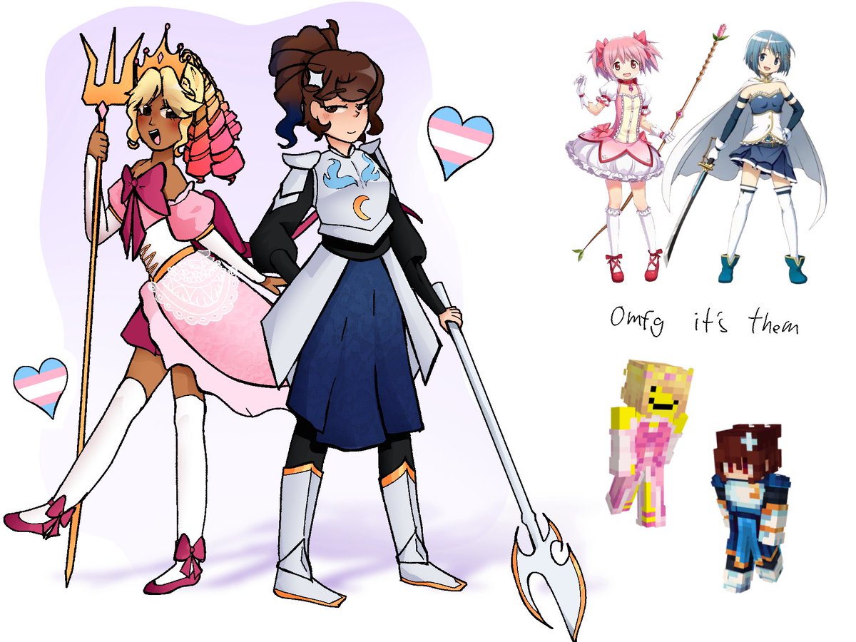 _spectre_14's tweet photo. Magical transfems! #Apokunafanart #Princezamfanart https://t.co/y3DZX4JZy5