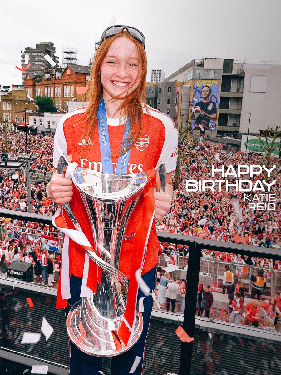 ArsenalWFC's tweet photo. Happy birthday to you, Katie! 🥳 https://t.co/l0dQ3av5Kw