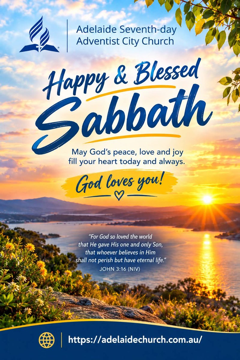adelaide_sda's tweet photo. Happy Sabbath friends and family! https://t.co/Uu2WNC16By