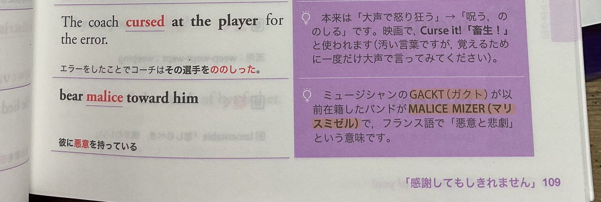 Zero_ol_re7382's tweet photo. 英単語帳にMALICE MIZER載ってるの未だに意味わからなくて好き

#MALICEMIZER 
#GACKT 
#日常に潜むヴィジュアル系 https://t.co/xxCSFcL5wJ
