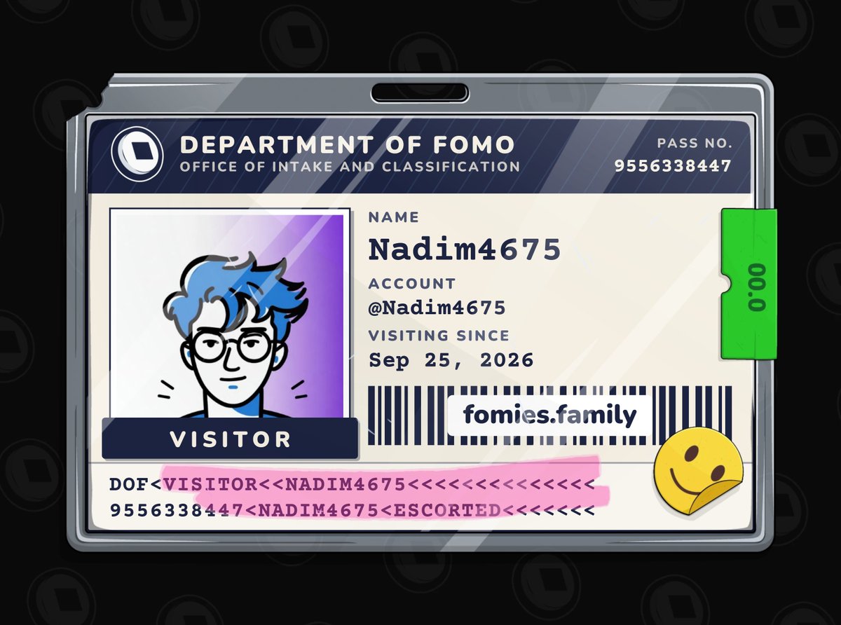 Nadim4675's tweet photo. meet the department of @FomiesNFT   must be escorted at all times.  
 Here : https://t.co/zC5CiZahU4 https://t.co/IDJ13Sk8lG