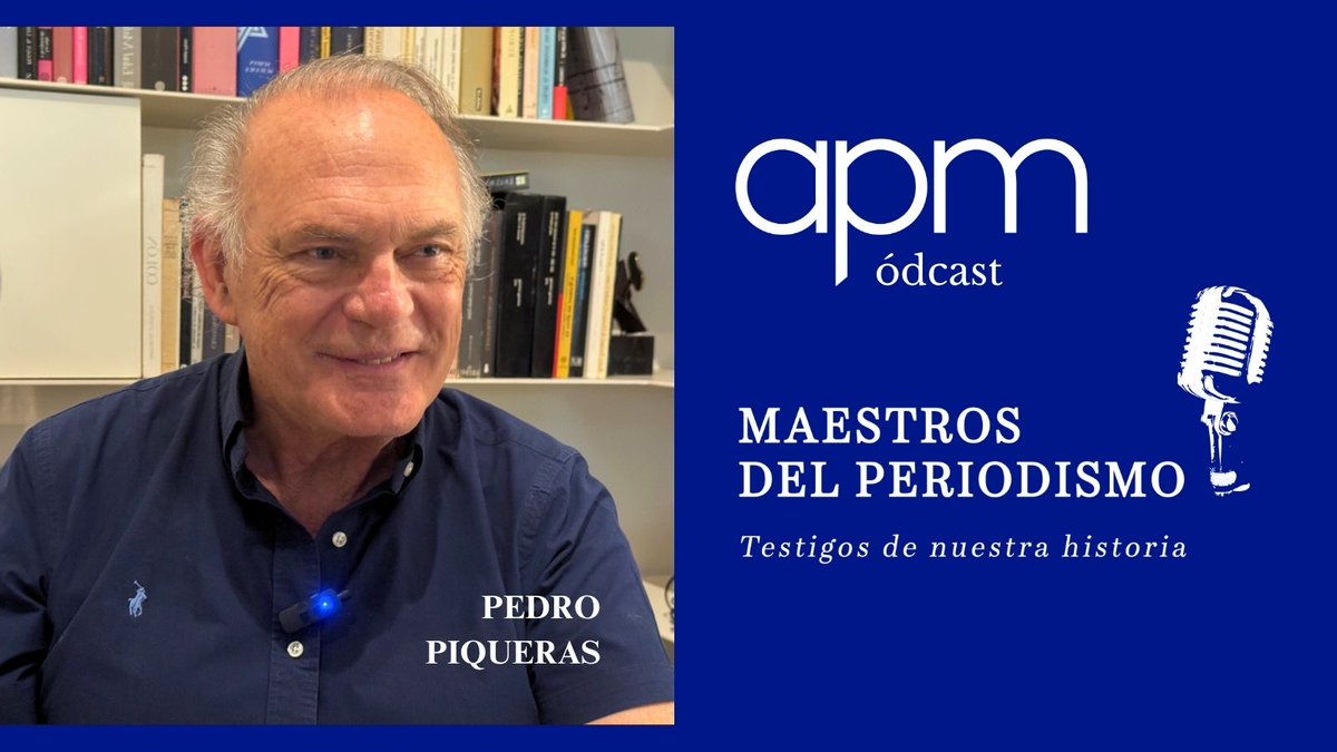aprensamadrid's tweet photo. 🆕 ¡Hoy estrenamos una nueva temporada del #pódcast ‘Maestros del Periodismo’, con la colaboración de la Fundación ”la Caixa”!

💫 Pedro Piqueras es el primer protagonista de la temporada VII https://t.co/CB1IcPcyrp

🗣️ "Creo que los periodistas no teníamos que haber perdido nuestra condición de informar"

🎙️ ¡Escúchalo aquí!👇
https://t.co/kqCkyGthjE