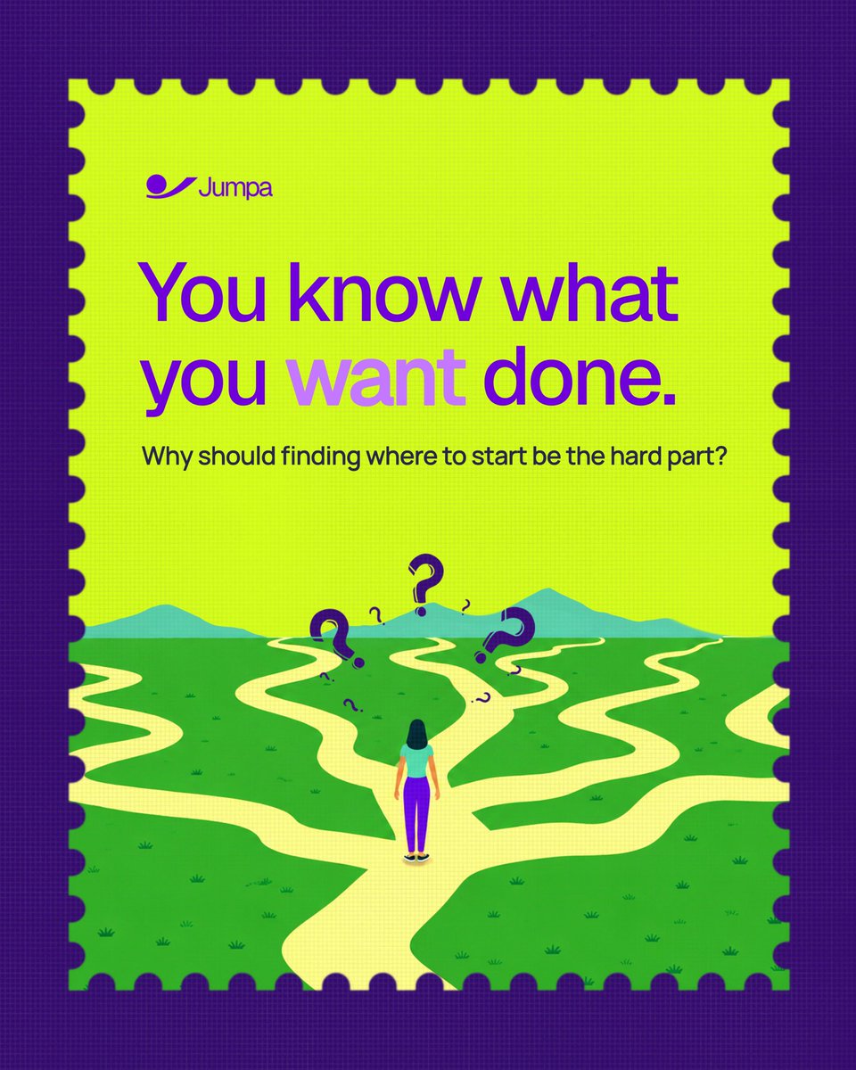 JumpaHQ's tweet photo. Knowing what you want to do with your money is the easy part. The steps in between shouldn’t be complicated.

Jumpa makes moving money simpler:

Tell Jumpa what you want to do.
Jumpa handles the details.
You review and confirm.

Our beta is open. Try Jumpa, share your feedback, and help us build a simpler way to move money.

Join the beta: https://t.co/IqMnZkCHKo