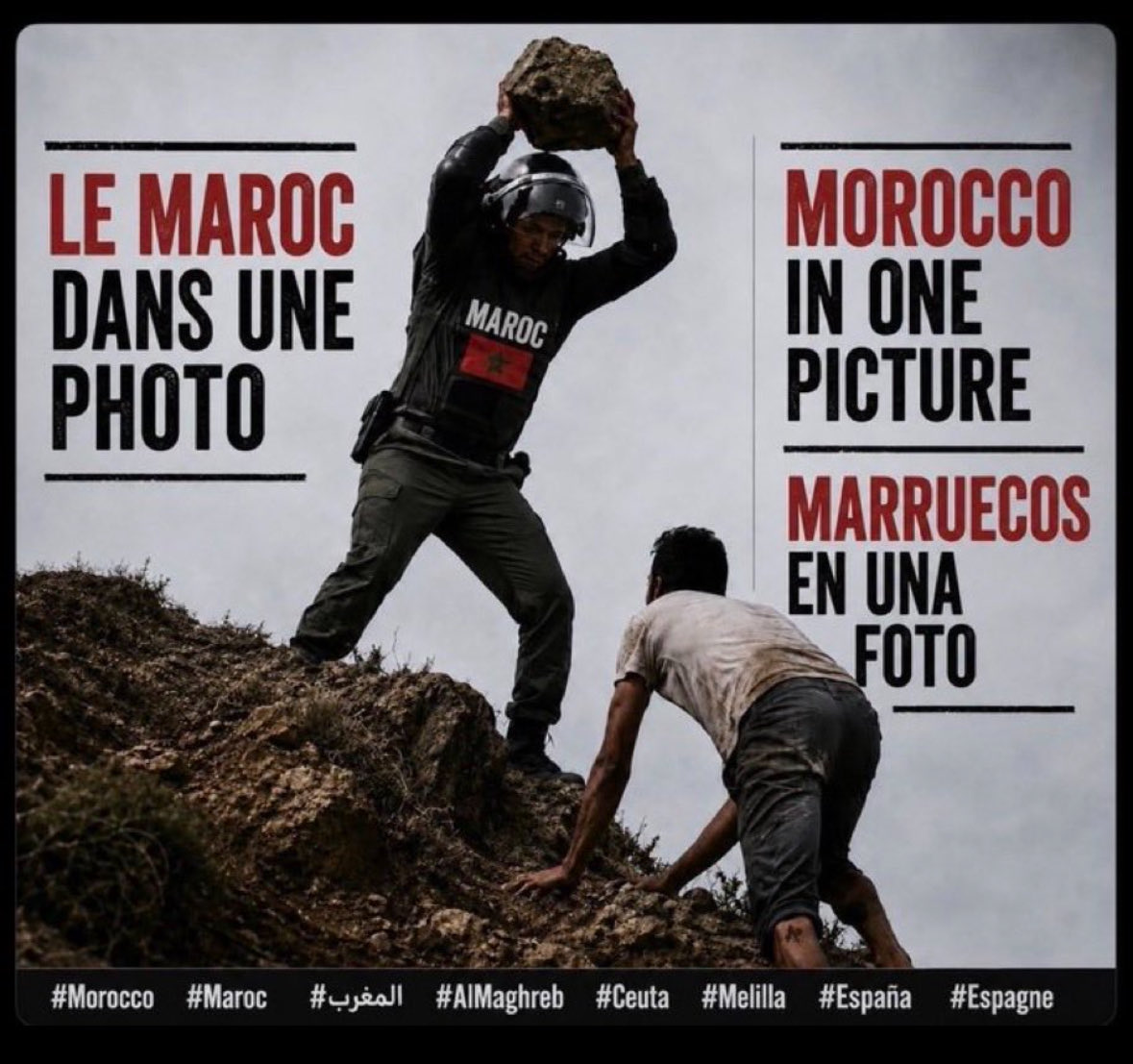 Nmorcol30's tweet photo. @tambaliken @UNHumanRights @amnesty @hrw Marruecos puro amor https://t.co/YsBLIjVjRF
