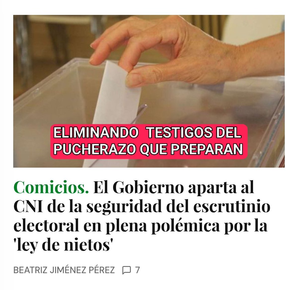 carlos_astiz's tweet photo. LOS JUECES Y LOS PARTIDOS
 QUE NO SEAN CÓMPLICES
 DEBEN ACELERAR PARA EVITAR 
 LA PRÓXIMA FALSIFICACIÓN https://t.co/ujLntoolIq