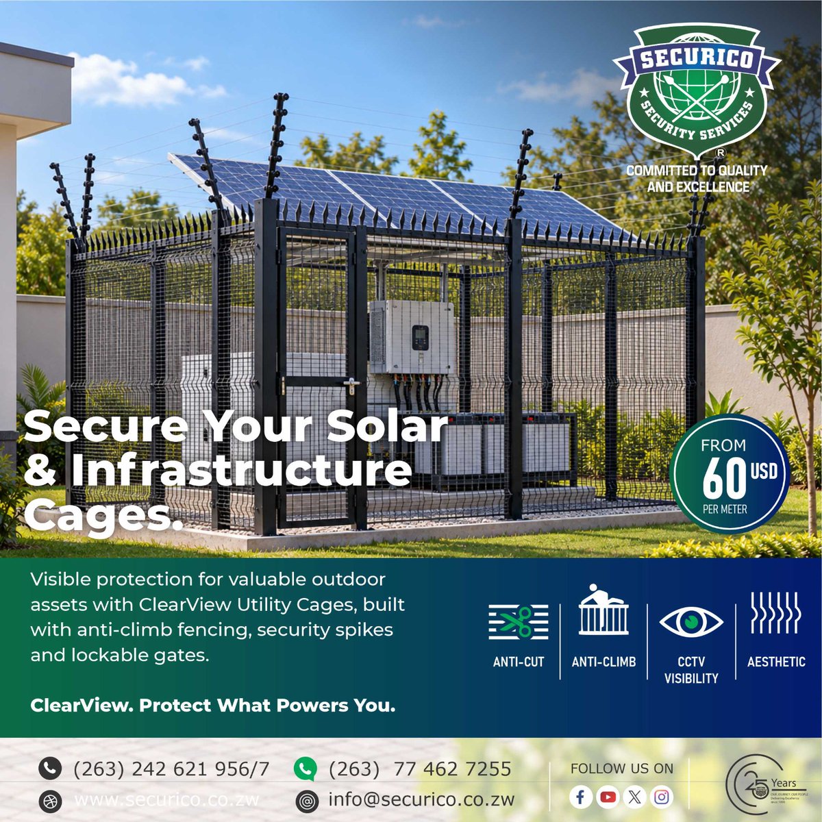 DrDNdhlukula's tweet photo. Don’t let theft pull the plug on your power!
Protect your investment with custom-fit, high-security utility enclosures built for complete peace of mind. DM us today to secure your setup!
#SECURICOSecurity #AssetProtection #InfrastructureProtection https://t.co/BBGDV6en0P