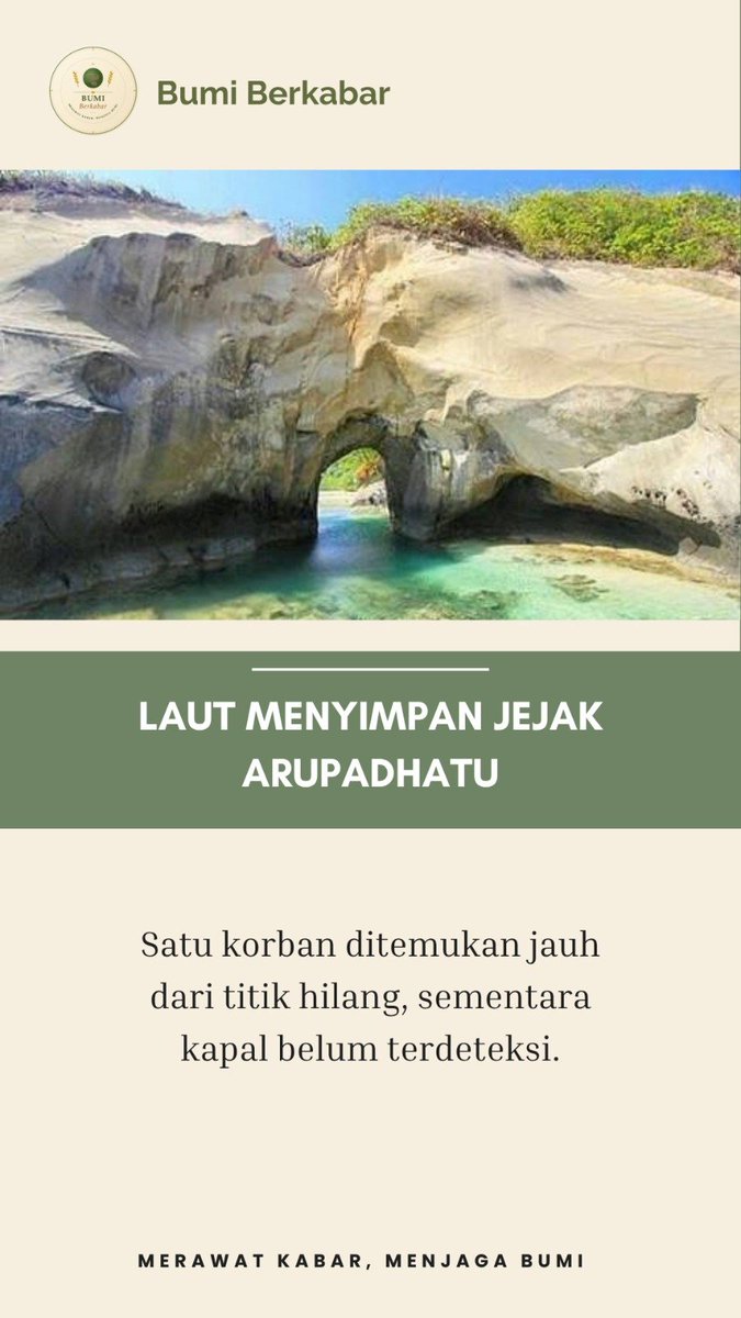 bumi_berkabar's tweet photo. 🌊 SATU JENAZAH DITEMUKAN DI ENGGANO. KAPALNYA MASIH BELUM TERDETEKSI.

Surakman dipastikan sebagai ABK KM Arupadhatu I melalui pemeriksaan DNA.

Temuan ini membuka petunjuk baru tentang perjalanan jejak korban. 🧵
#jagaindonesia https://t.co/shby0J5roo