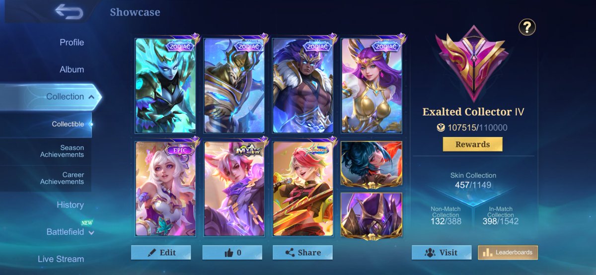 kiiwi505's tweet photo. wts akun ml safe - 500k 
hasil beli refful + cod

- kgm 4 hari 22jam
- akun safe

detail skin
cek ss sama record di reply

t : akun ml, wts akun mobile legend, akun mlbb

#zonauang #zonajajan #bealanja https://t.co/YgxSUTcFtA