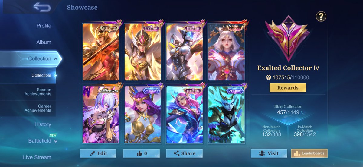 kiiwi505's tweet photo. wts akun ml safe - 500k 
hasil beli refful + cod

- kgm 4 hari 22jam
- akun safe

detail skin
cek ss sama record di reply

t : akun ml, wts akun mobile legend, akun mlbb

#zonauang #zonajajan #bealanja https://t.co/YgxSUTcFtA