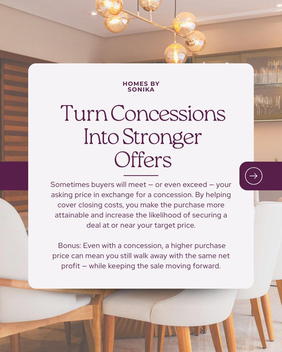 AdolphAustph's tweet photo. Think concessions are a bad deal? Think again. Covering part of a buyer’s closing costs can attract stronger offers, help you reach your asking price, and speed up the sale. You may still net the same profit—while selling faster with less stress. https://t.co/dPx13fZ48M