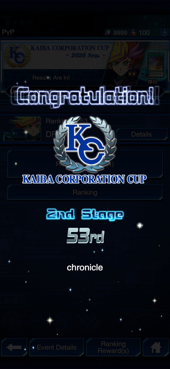 zenzohBMc's tweet photo. KCC Sep 2026 53rd 🥈

couldnt play a lot so i did most of my run in the last 12 hours. I used my favorite decks from the WCS! https://t.co/dn4JKK6lJd