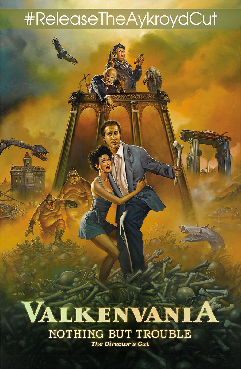 MrNightcraft's tweet photo. @dan_aykroyd I guess we can all agree it lands firmly in the "Cult Favorite" category, because it's deeply weird, creative, funny, gross, and I love it.

How about you reach out to @VinegarSyndrome ? I think we all would love that R-rated "Valkenvania: Nothing But Trouble The Director's Cut"! https://t.co/4TWvYy2p5q